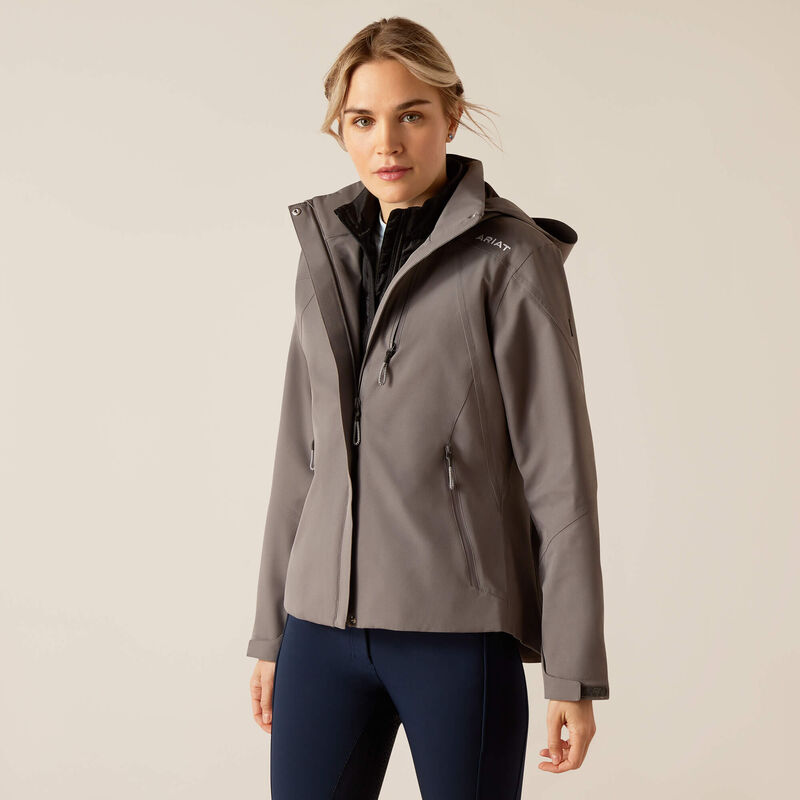 Coastal Waterproof Jacket - Plum Grey