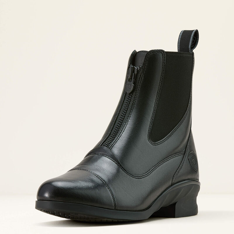 Heritage Zip Paddock Boot - Black