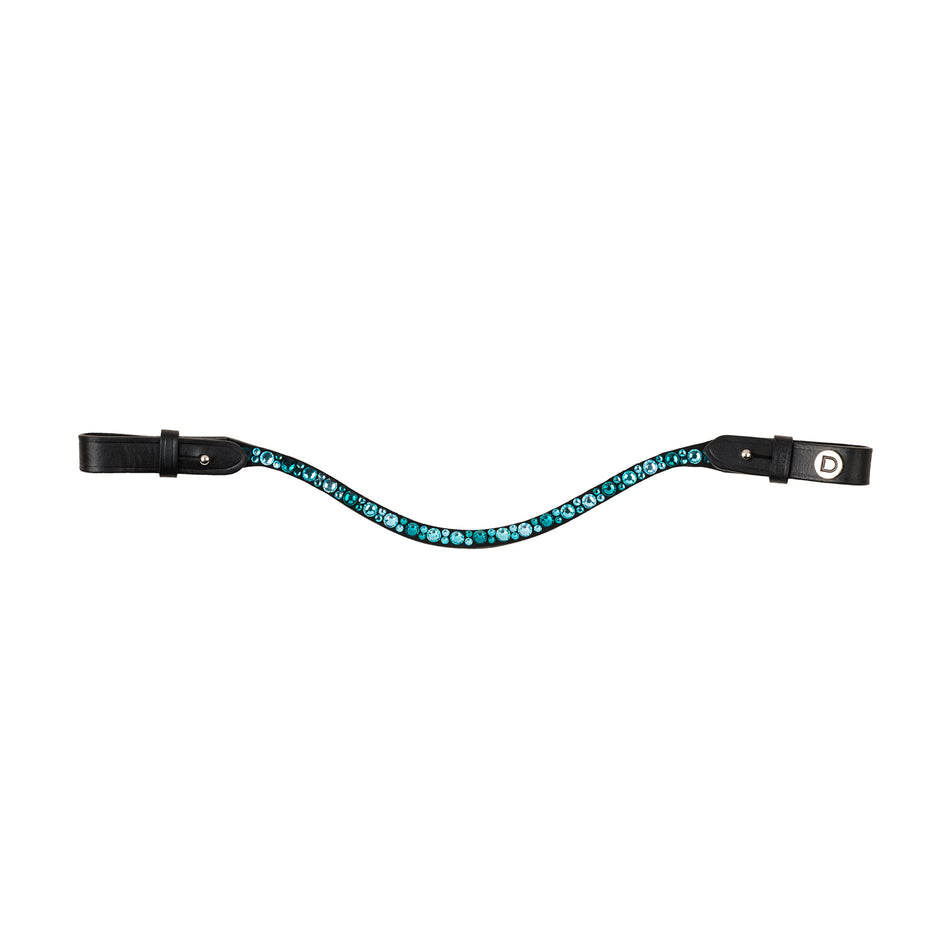 Ombre Diamante Browband - Aqua