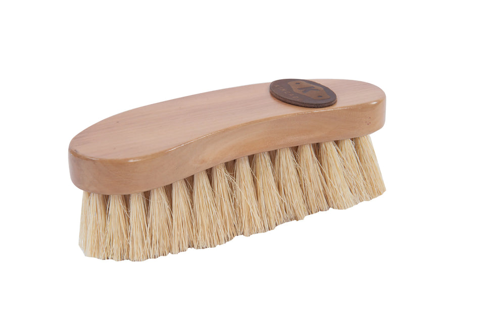 Wooden Deluxe Banana Shaped Dandy Brush