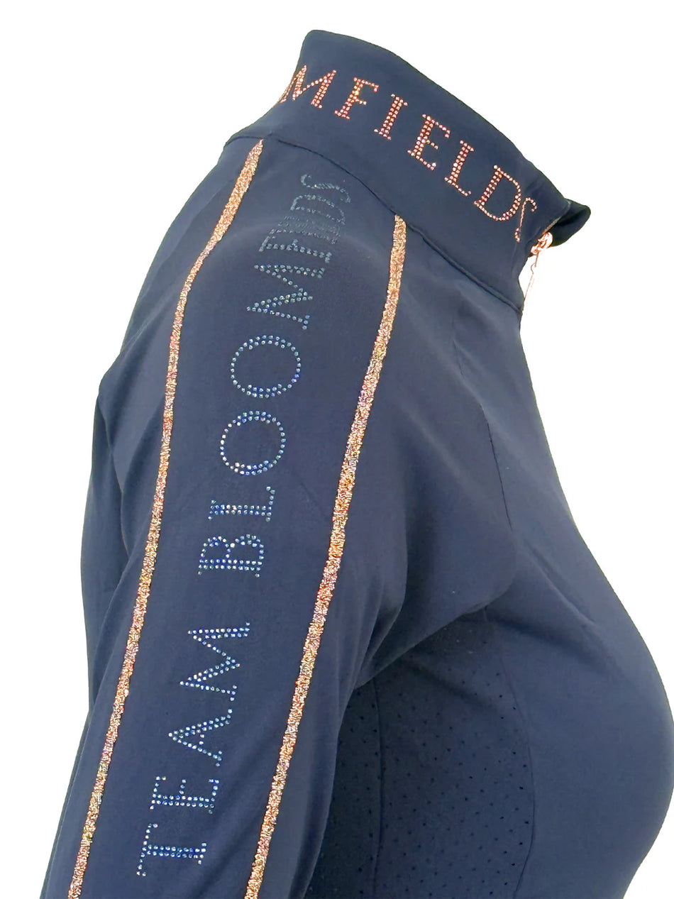 Chloe Crystal Base Layer - Navy