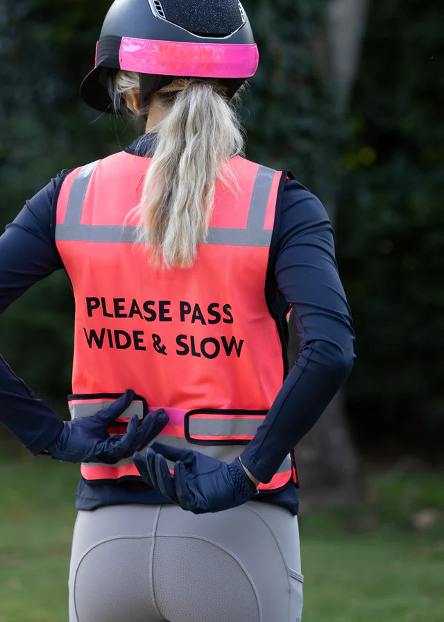 Hi Vis Riding Vest - Pink