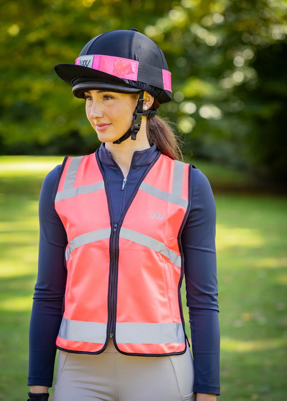 Hi Vis Riding Vest - Pink