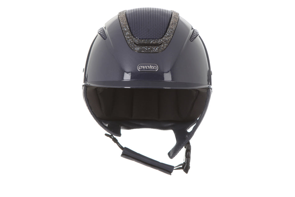 Elara Classic Peak Navy Metallic Steel Crystal Frame