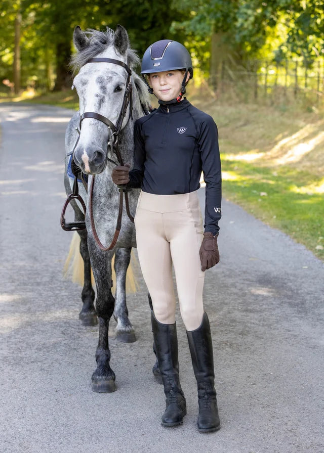 Young Rider Pro Tights - Stone