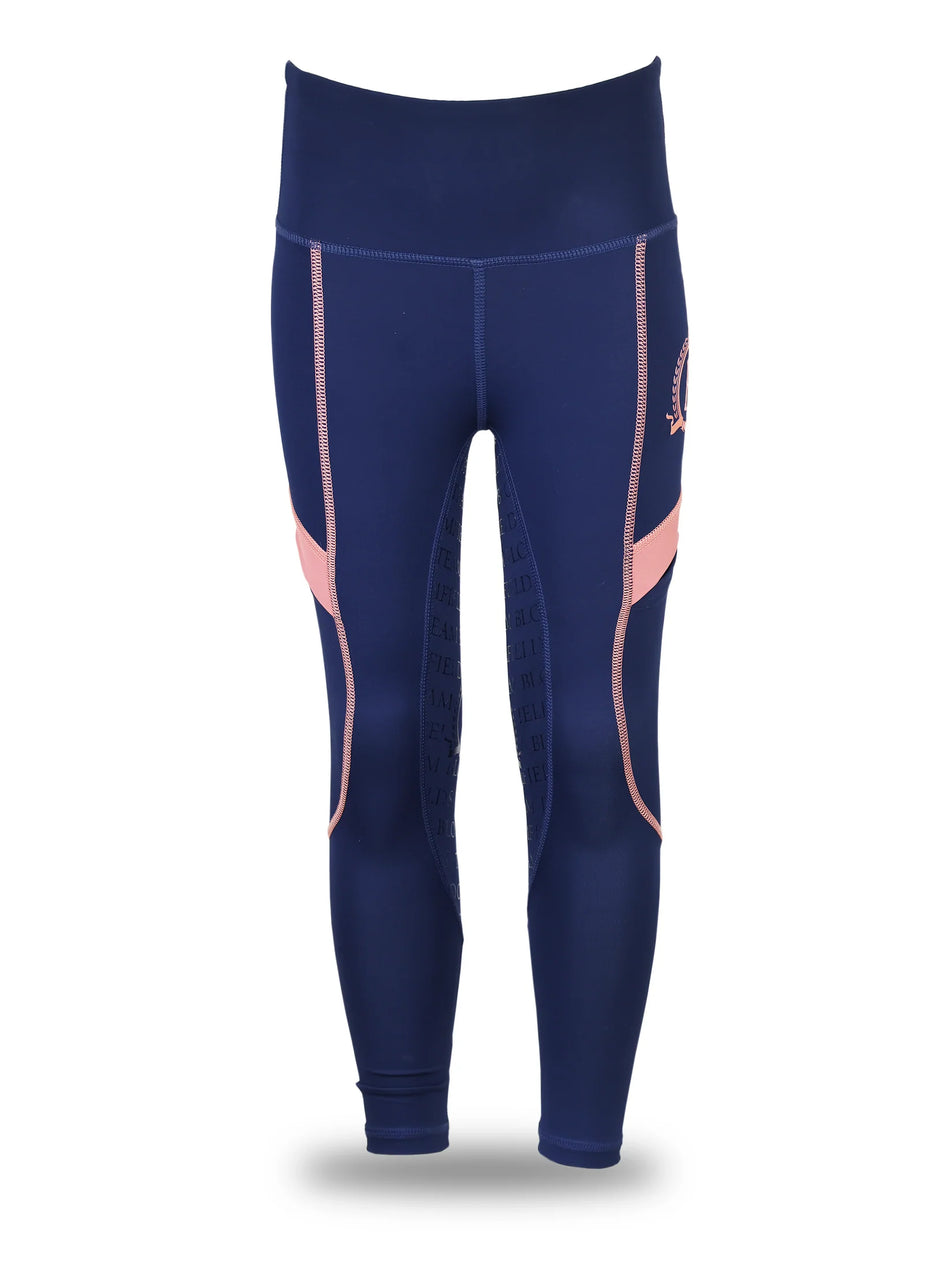 Kids Rose & Navy Leggings