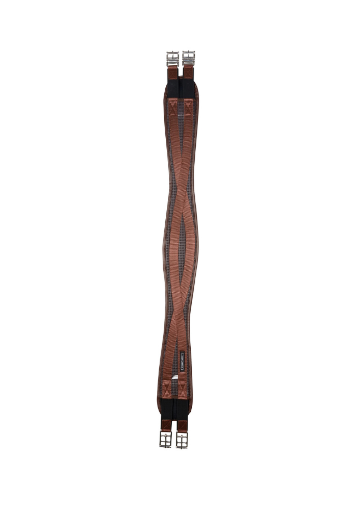 Anti-Chafe Shaped Elastic Girth - Brown