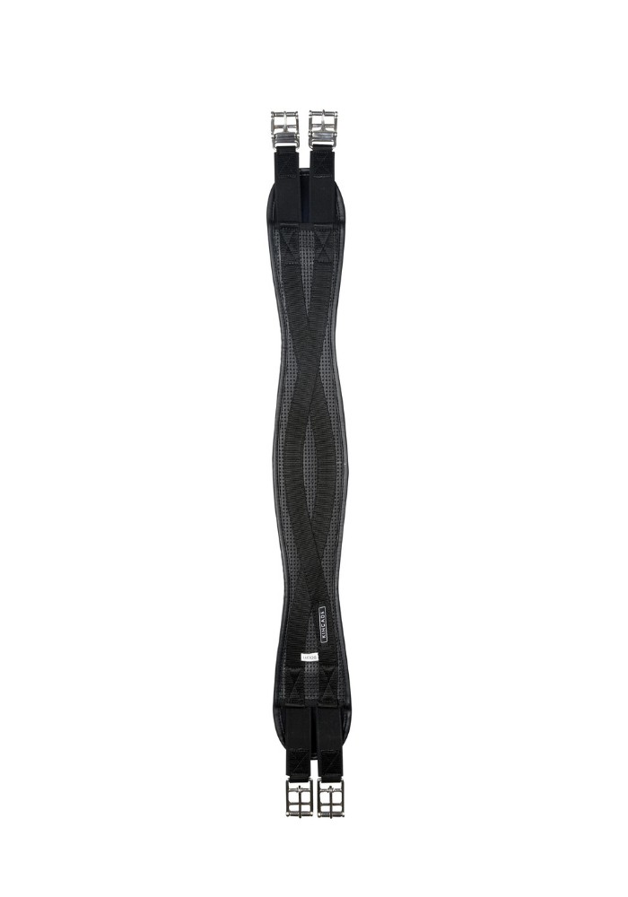 Anti-Chafe Shaped Elastic Girth - Black