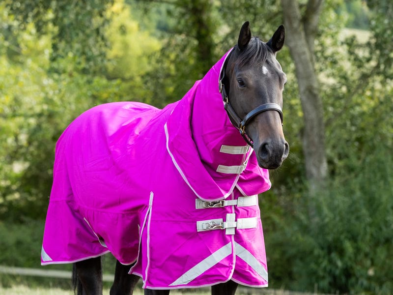 200G FIXED Neck Turnout Rug - Mulberry