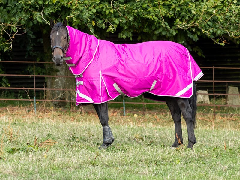 200G FIXED Neck Turnout Rug - Mulberry
